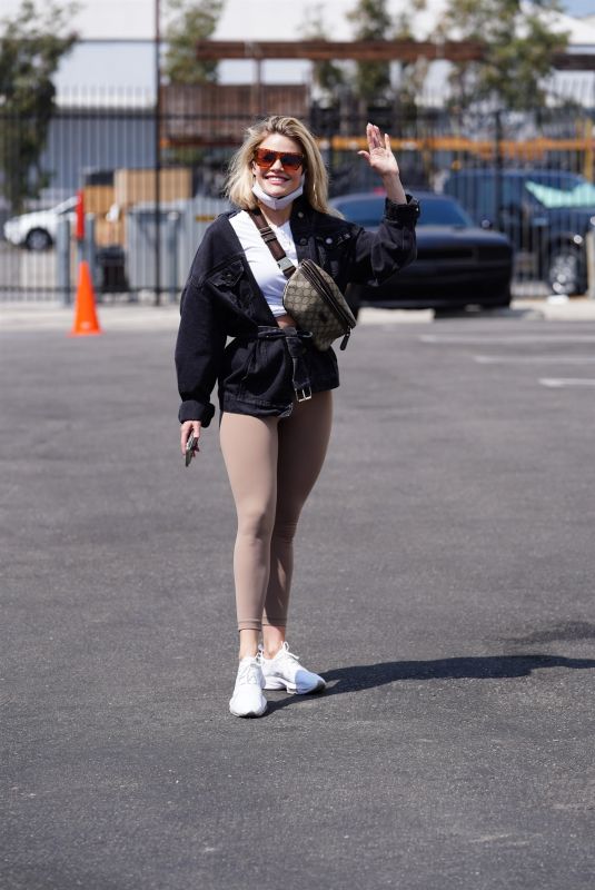 WITNEY CARSON Arrives at Dancing With The Stars Studio in Los Angeles 09/07/2021