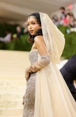 YARA SHAHIDI at 2021 Met Gala in New York 09/13/2021