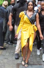 YUNG MIAMI at Moschino Fashion Show at NYFW in New York 09/09/2021