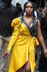 YUNG MIAMI at Moschino Fashion Show at NYFW in New York 09/09/2021