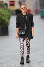 ZOE HARDMAN Arrives at Heart Radio Studios in London 09/12/2021