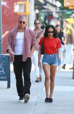 ZOE KRAVITZ and Channing Tatum Out for Lunch in Brooklyn 09/03/2021