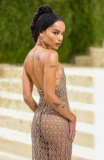 ZOE KRAVITZ at 2021 Met Gala in New York 09/13/2021