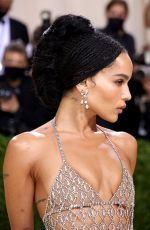 ZOE KRAVITZ at 2021 Met Gala in New York 09/13/2021