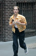 ZOEY DEUTCH on the Set of Not Okay in New York 09/14/2021