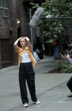 ZOEY DEUTCH on the Set of Not Okay in New York 09/14/2021
