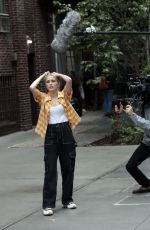 ZOEY DEUTCH on the Set of Not Okay in New York 09/14/2021