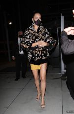  ADRIANA LIMA Arrives at Last Night in SoHo Premiere Afterparty in Hollywood 10/25/2021