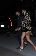  ADRIANA LIMA Arrives at Last Night in SoHo Premiere Afterparty in Hollywood 10/25/2021