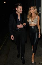 AJ BUNKER Arrives at Freedom Bar in London 10/26/2021