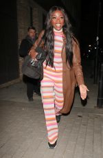 AJ ODUDU Leaves Strictly Takes Two Studios in London 10/13/2021