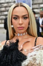 ALBA FARELO (BadyGal) Arrives at Loewe Spring/Summer 2022 Show at Paris Fashion Week 10/01/2021