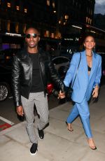 ALESHA DIXON Arrives at Fiorucci Fashion Party in London 10/14/2021