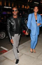 ALESHA DIXON Arrives at Fiorucci Fashion Party in London 10/14/2021