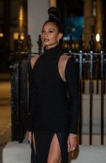 ALESHA DIXON at British Vogue and Self Portrait Event in London 10/28/2021
