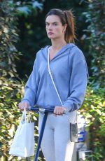 ALESSANDR AAMBROSIO Out for a Scooter Ride in Brentwood 10/13/2021