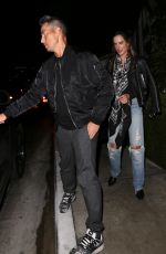 ALESSANDRA AMBROSIO and Richard Lee Out for Dinner in West Hollywood 10/25/2021