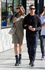 ALESSANDRA AMBROSIO and Richard Lee Out Shopping at Century City Mall in Los Angeles 10/23/2021