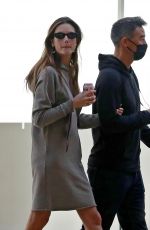 ALESSANDRA AMBROSIO and Richard Lee Out Shopping at Century City Mall in Los Angeles 10/23/2021