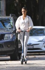 ALESSANDRA AMBROSIO Heading to a Gym in Brentwood 10/08/2021
