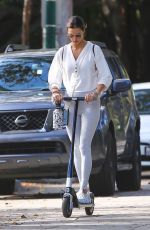 ALESSANDRA AMBROSIO Heading to a Gym in Brentwood 10/08/2021