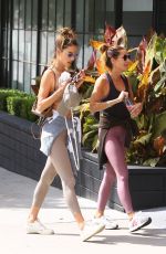 ALESSANDRA AMBROSIO Heading to Pilates Class in Brentwood 10/06/2021