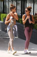 ALESSANDRA AMBROSIO Heading to Pilates Class in Brentwood 10/06/2021