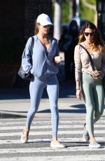 ALESSANDRA AMBROSIO Heading to Workout Session in Brentwood 10/29/2021