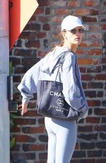 ALESSANDRA AMBROSIO Heading to Workout Session in Brentwood 10/29/2021