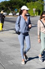 ALESSANDRA AMBROSIO Heading to Workout Session in Brentwood 10/29/2021