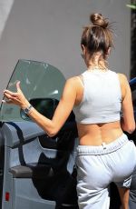ALESSANDRA AMBROSIO Leaves Pilates Class in West Hollywood 10/12/2021