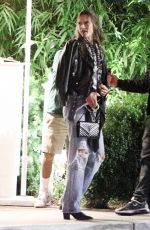 ALESSANDRA AMBROSIO Leaves San Vicente Bungalows in West Hollywood 10/26/2021
