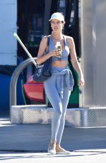 ALESSANDRA AMBROSIO Leaves Workout Class in Brentwood 10/29/2021