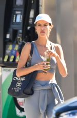 ALESSANDRA AMBROSIO Leaves Workout Class in Brentwood 10/29/2021