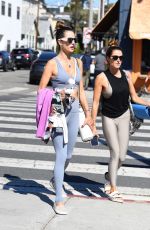 ALESSANDRA AMBROSIO Leaves Yoga Session in Santa Monica 10/15/2021