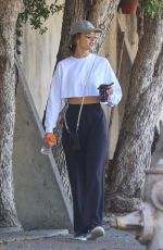 ALESSANDRA AMBROSIO Out for Morning Walk in Santa Monica 10/11/2021