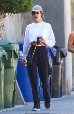 ALESSANDRA AMBROSIO Out for Morning Walk in Santa Monica 10/11/2021