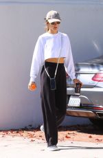 ALESSANDRA AMBROSIO Out for Morning Walk in Santa Monica 10/11/2021