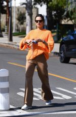 ALESSANDRA AMBROSIO Out in Brentwood 10/18/2021