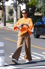 ALESSANDRA AMBROSIO Out in Brentwood 10/18/2021