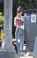ALESSANDRA AMBROSIO Out in Los Angeles 10/15/2021