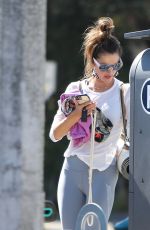 ALESSANDRA AMBROSIO Out in Los Angeles 10/15/2021