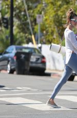 ALESSANDRA AMBROSIO Out in Los Angeles 10/15/2021