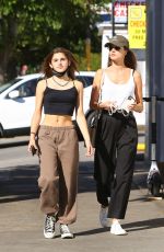ALESSANDRA AMBROSIO Out Shopping with Her Daughter Anja at a Smoke Shop in Hollywood 10/29/2021