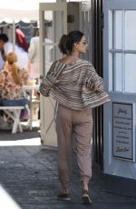 ALESSANDRA AMBROSIO Shopping for a Gift at Brentwood Country Mart 10/09/2021