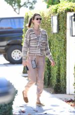 ALESSANDRA AMBROSIO Shopping for a Gift at Brentwood Country Mart 10/09/2021