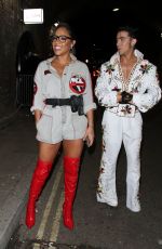 ALEX SCOTT Arrives at Maya Jama