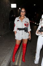 ALEX SCOTT Arrives at Maya Jama