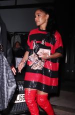 ALEX SCOTT Celebrates Her 37th Birthday at Bagatelle in London 10/16/2021