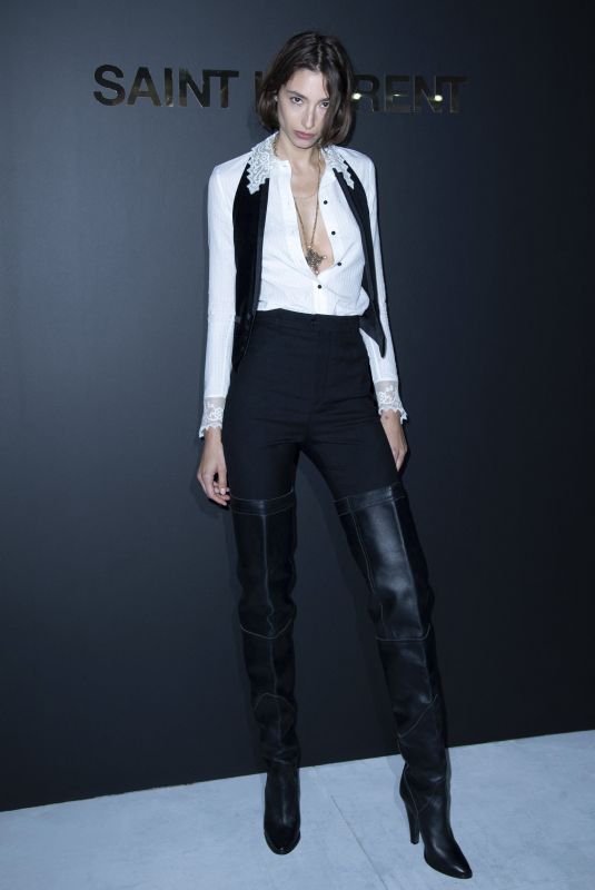 ALEXANDRA AGOSTON at Saint Laurent Womenswear 2021 Show in Paris 09/28/2021